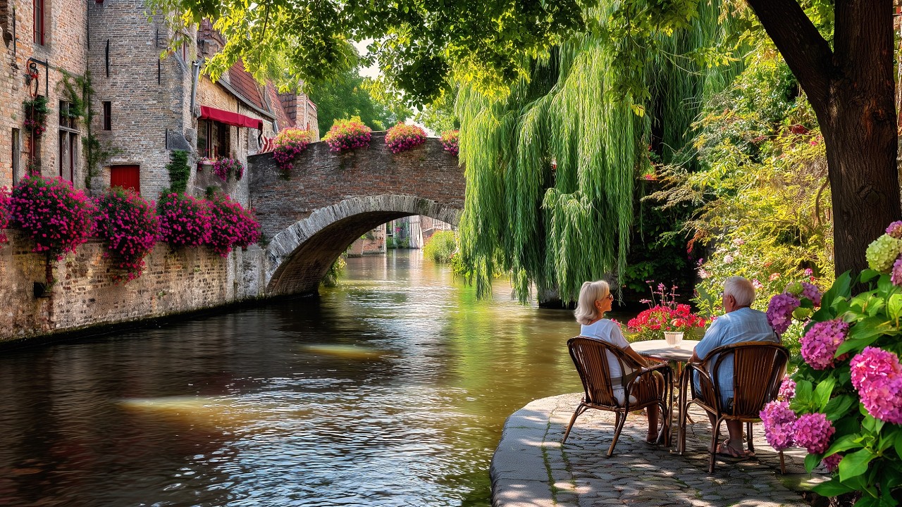 Watch Béguinages in Flanders during the day