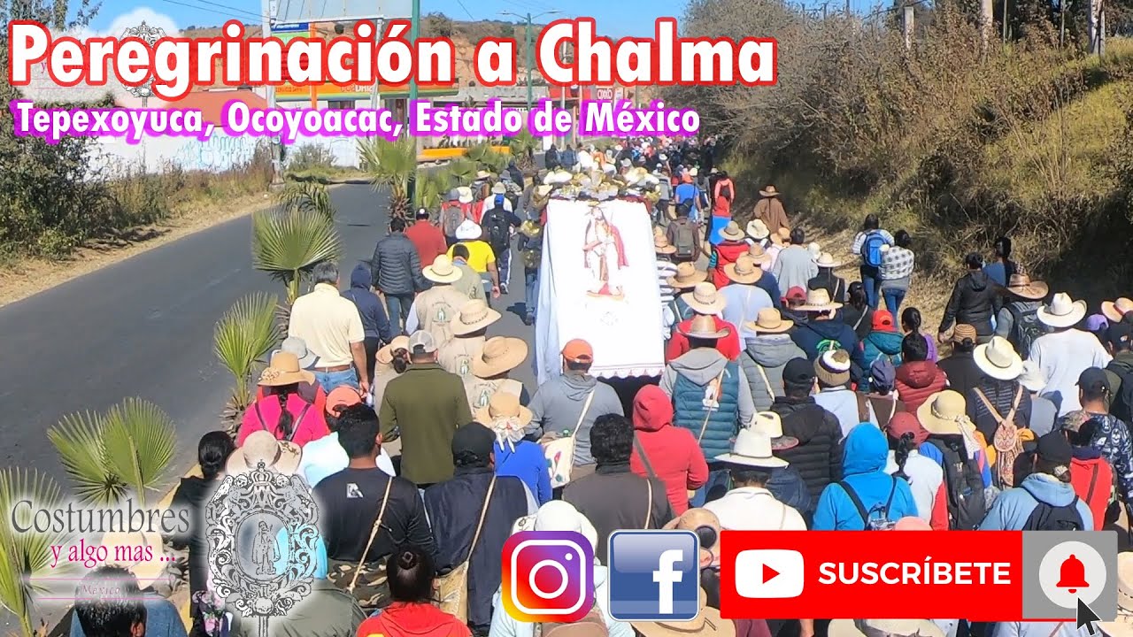 Peregrinación de los Tres Reyes de regreso en Capulhuac