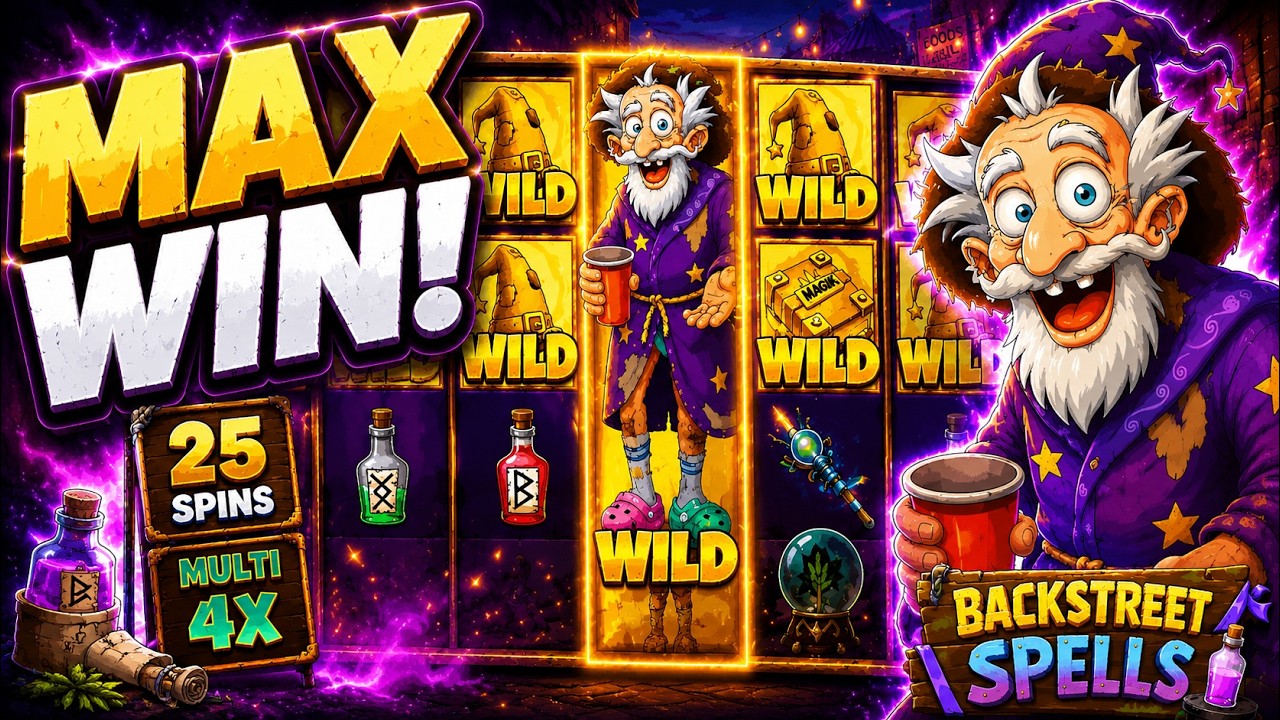 WHERE HAS THIS GAME BEEN HIDING?? MAX WIN ON BACKSTREET SPELLS!