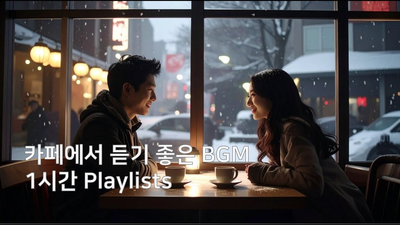 [카페 BGM] 설레는 음악 1시간 플레이리스트 노래 모음. 카페 음악, 기분 전환 노래 모음