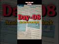 academic comeback series Day 08🔥😭#minivlog #neet #study #physicswallah #fyp #shorts