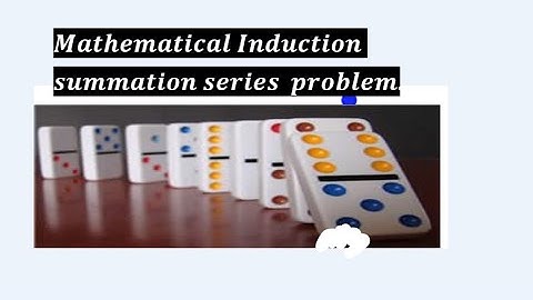 MATHEMATICAL INDUCTION | series problems | Exercise- 2(a)  | Intermediate | IPE |