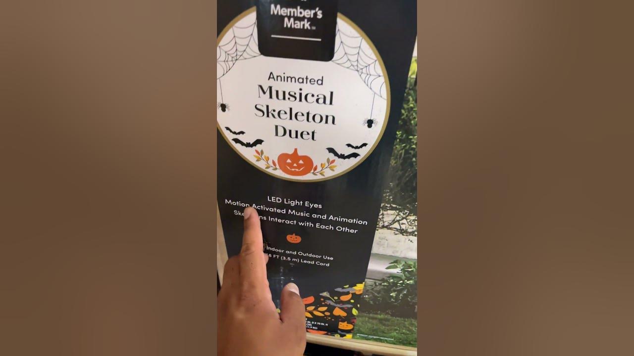 "MUSICAL SKELETON DUET" FOR SALE in Sams Club YouTube