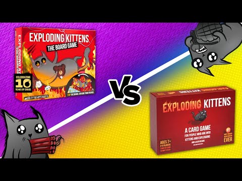 Exploding Kittens: What are the MAIN Differences Between the Board Game and Base Game?