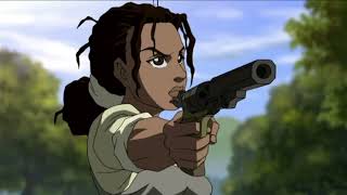 The Boondocks | Huey Tells the Real Story of Catcher Freeman | Season 2 Episode 12