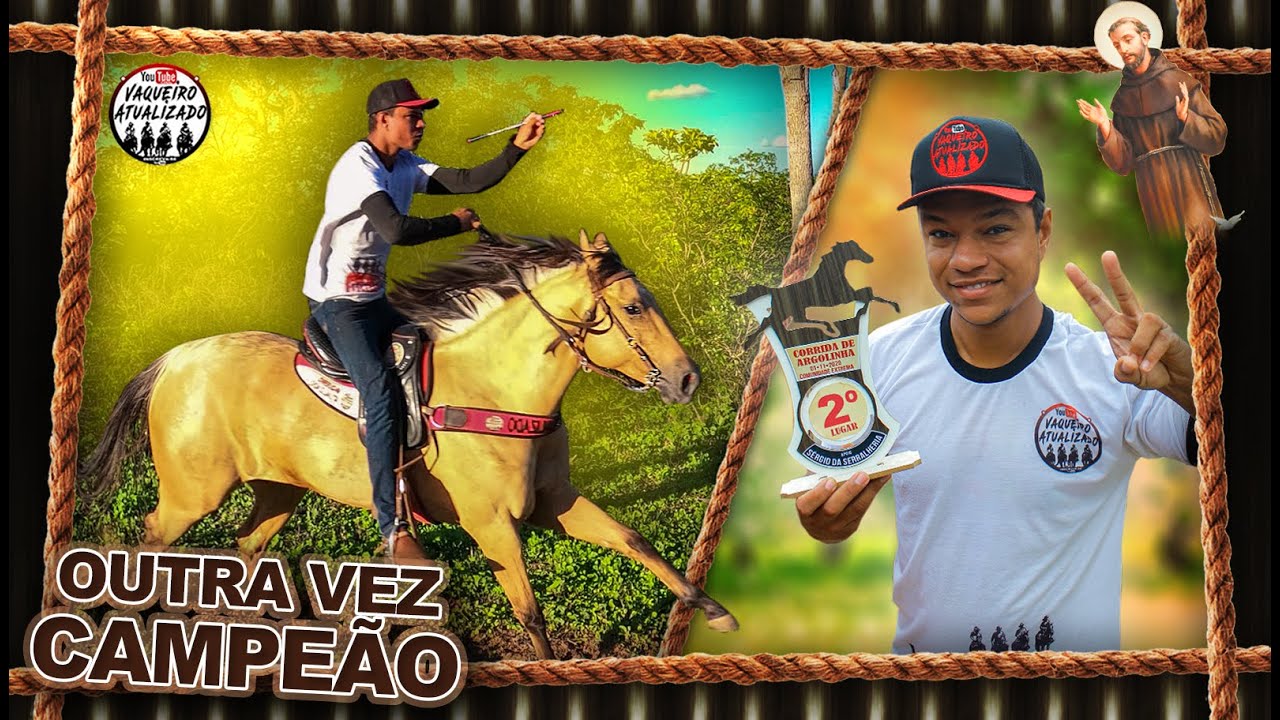 Corrida de Argolinha Campeão 2º Lugar - Égua Diana Noble -