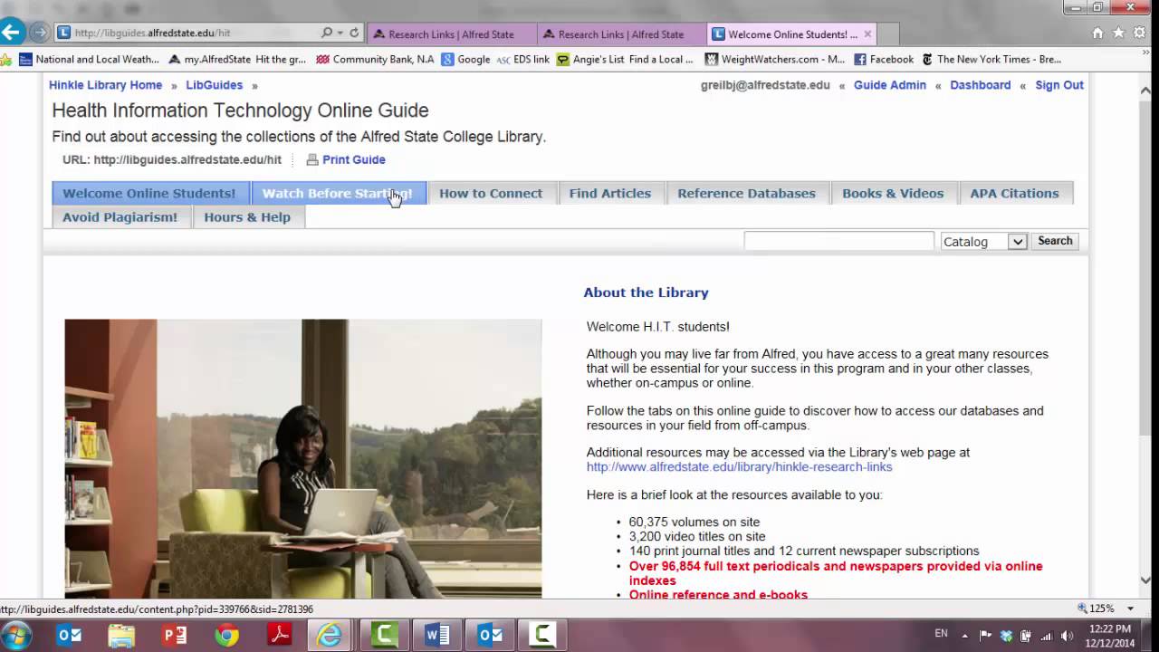 Library Guide for Online Users - YouTube