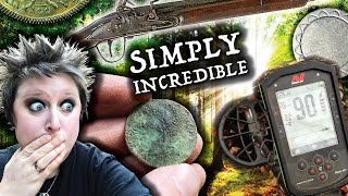 INSANE DAY Metal Detecting A VIRGIN COLONIAL Site! RARE COINS & Relics! Minelab MANTICORE Stef Digs