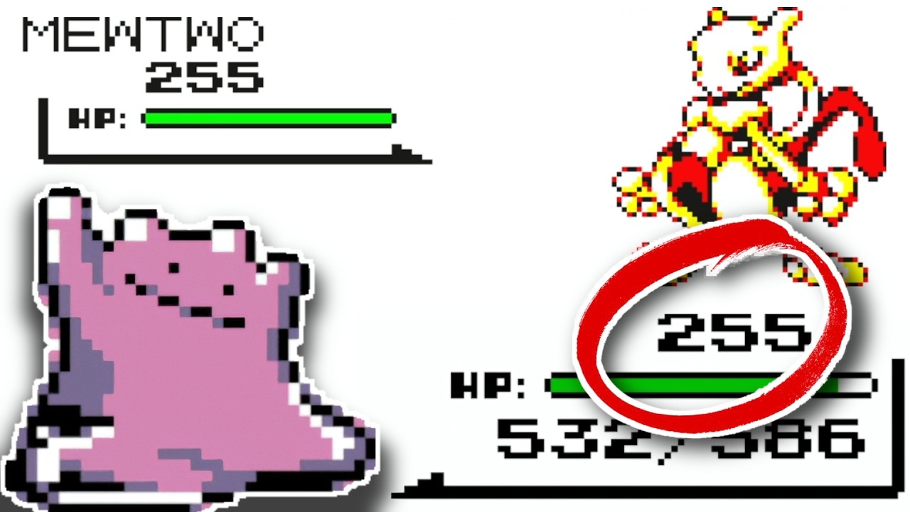 How OP would a LEVEL 255 Ditto be in Pokemon Yellow?