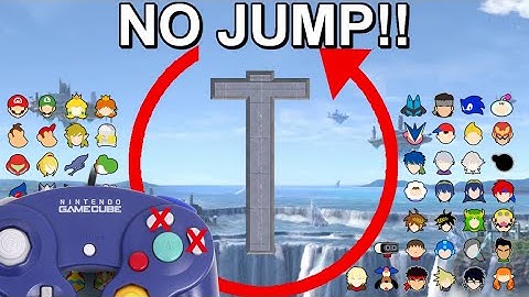 Who Can Make It? No Jump Challenge Around The T - Super Smash Bros. Ultimate