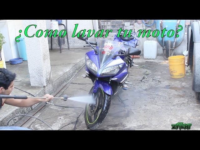 Lavar la moto: 10 aspectos para tener en cuenta