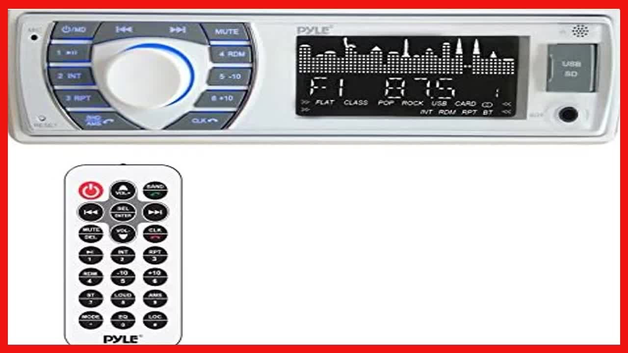 Bon produit Récepteur marin Bluetooth Pyle Stéréo Système de