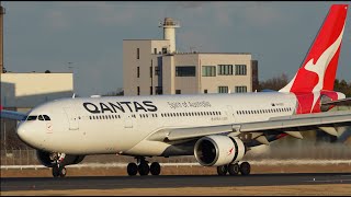 Qantas Airbus A330-200 VH-EBO Landing at Narita 34R | NRT/RJAA