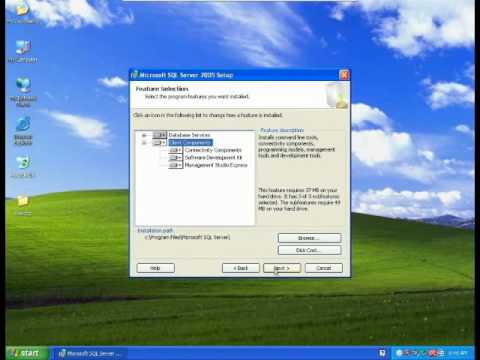 How to Install MSSQL Server 2005 Advanced