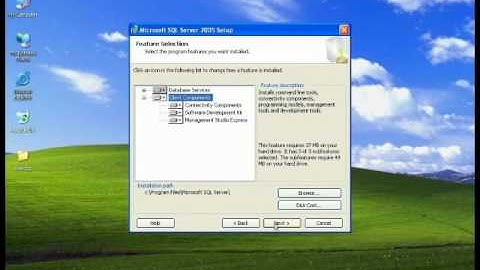 How to Install MSSQL Server 2005 Advanced