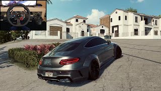 NFS HEAT Mercedes C63 AMG Coupe - Logitech G29 gameplay screenshot 4