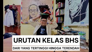 SEQUENCE OF BHS SARUNG CLASS FROM HIGHEST TO LOWEST