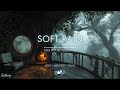 Soft Rain On Forest Tree House Relaxing Fireplace Rain Sounds For Sleeping