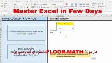 How to use  Floor Math Function in Excel - Become Excel Expert - TheQLGConsultants