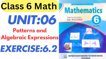 Class 6 Maths New Book Chapter 6 Exercise 6.2 | Math Book Class 6 Unit 6 Exercise 6.2