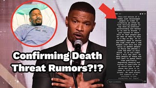 Jamie Foxx Speaks Out For The First Time Since Hospitalization…