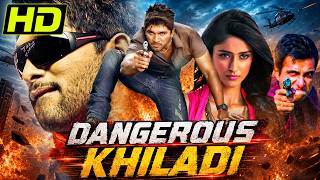 Dangerous Khiladi (HD) | Allu Arjun's Action Hindi Dubbed Movie l Ileana D'Cruz, Sonu Sood