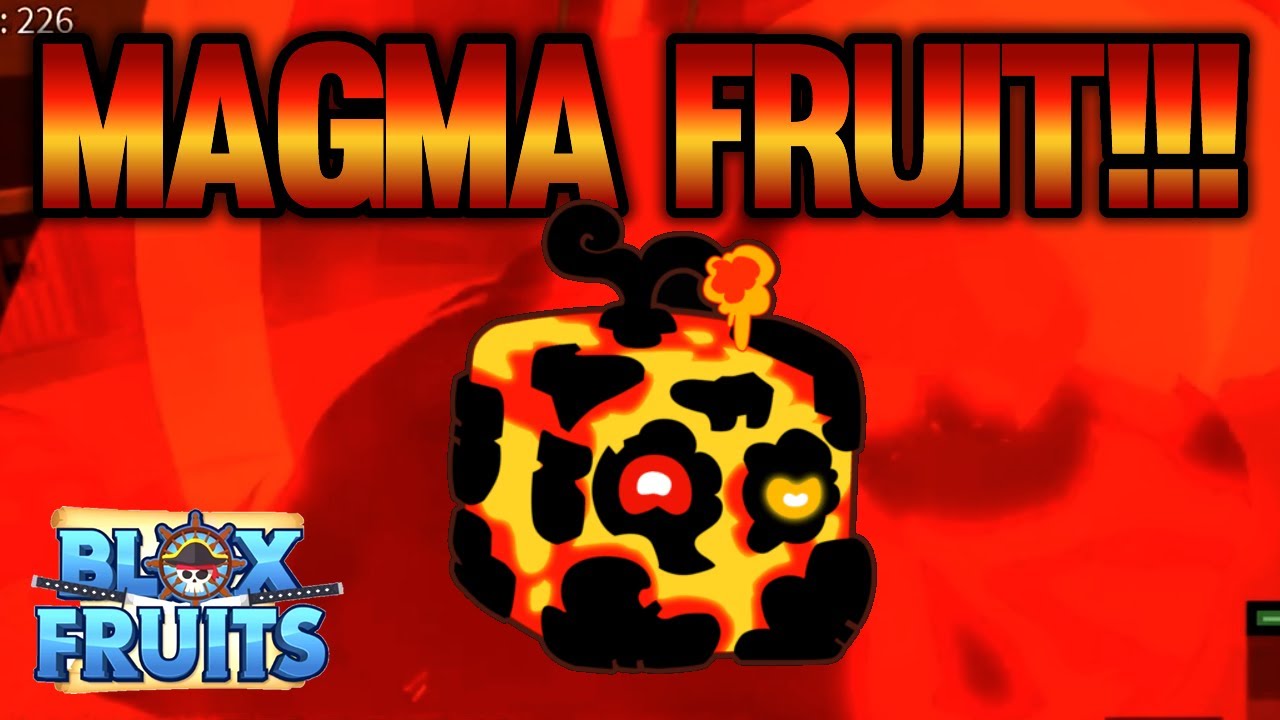 Roblox Blox piece gameplayMagma fruit Showcase 