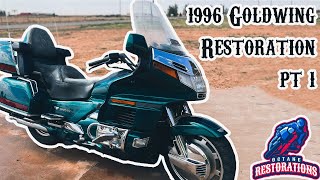 1996 Goldwing GL1500 Restoration PT 1: Carburetor Removal