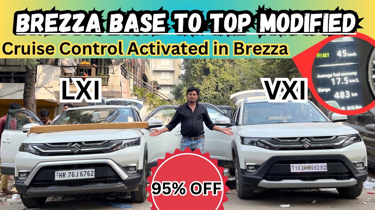 Brezza Cruise Control Activated✅ Breeza Genuine Accessories with 95%OFF✅Brezza best Modification