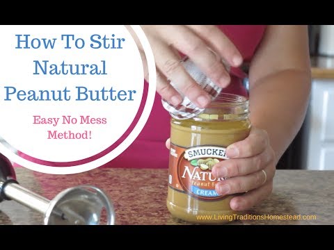 Natural Peanut Butter HACK: Stirring Made Easy 