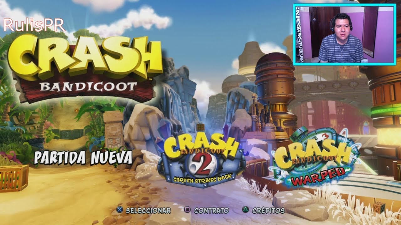 El zorro está de vuelta! Crash bandicoot Nsane trilogy YouTube