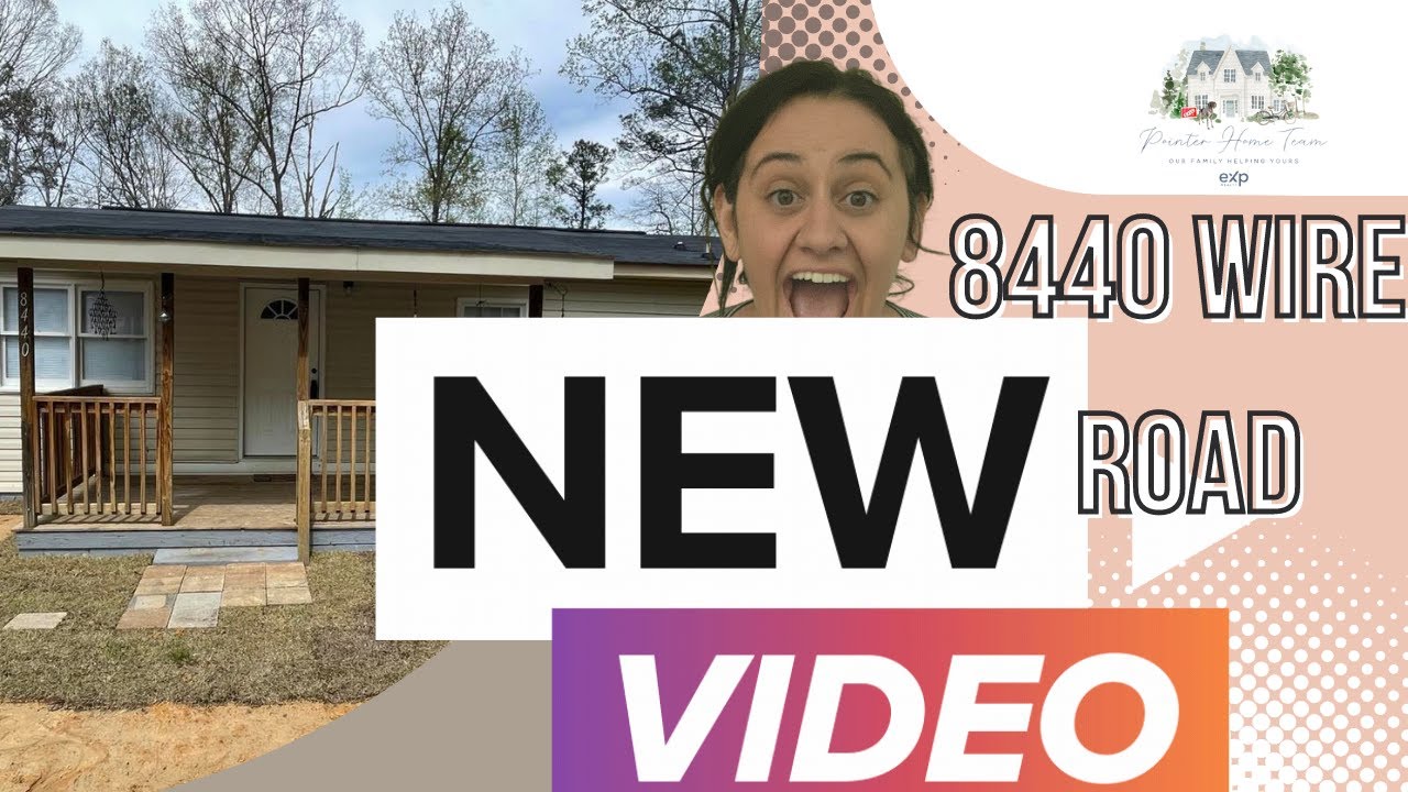 UPDATED COUNTRY LIVING HOME TOUR IN COTTONDALE ALABAMA WITH ACREAGE