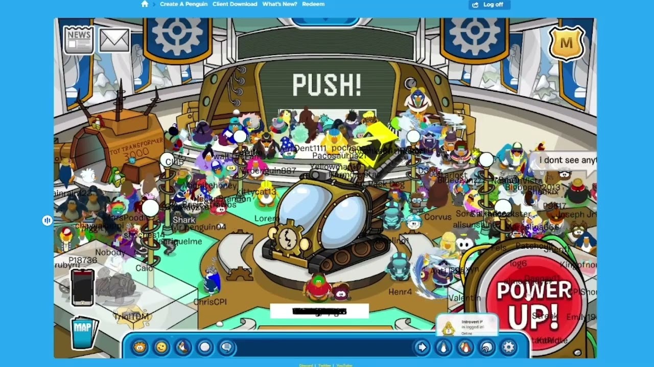 club penguin island-polar p. bear incident read desk
