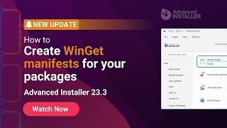 How to Create WinGet Manifests for your Packages | Version 23.3 screenshot 4