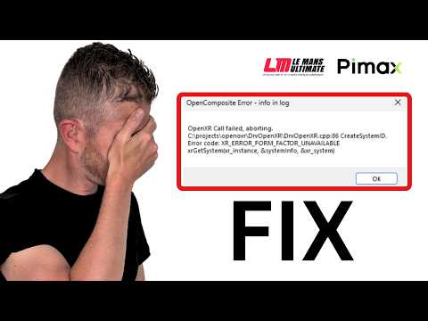 LMU VR Is Broken on Pimax - Here's the Fix