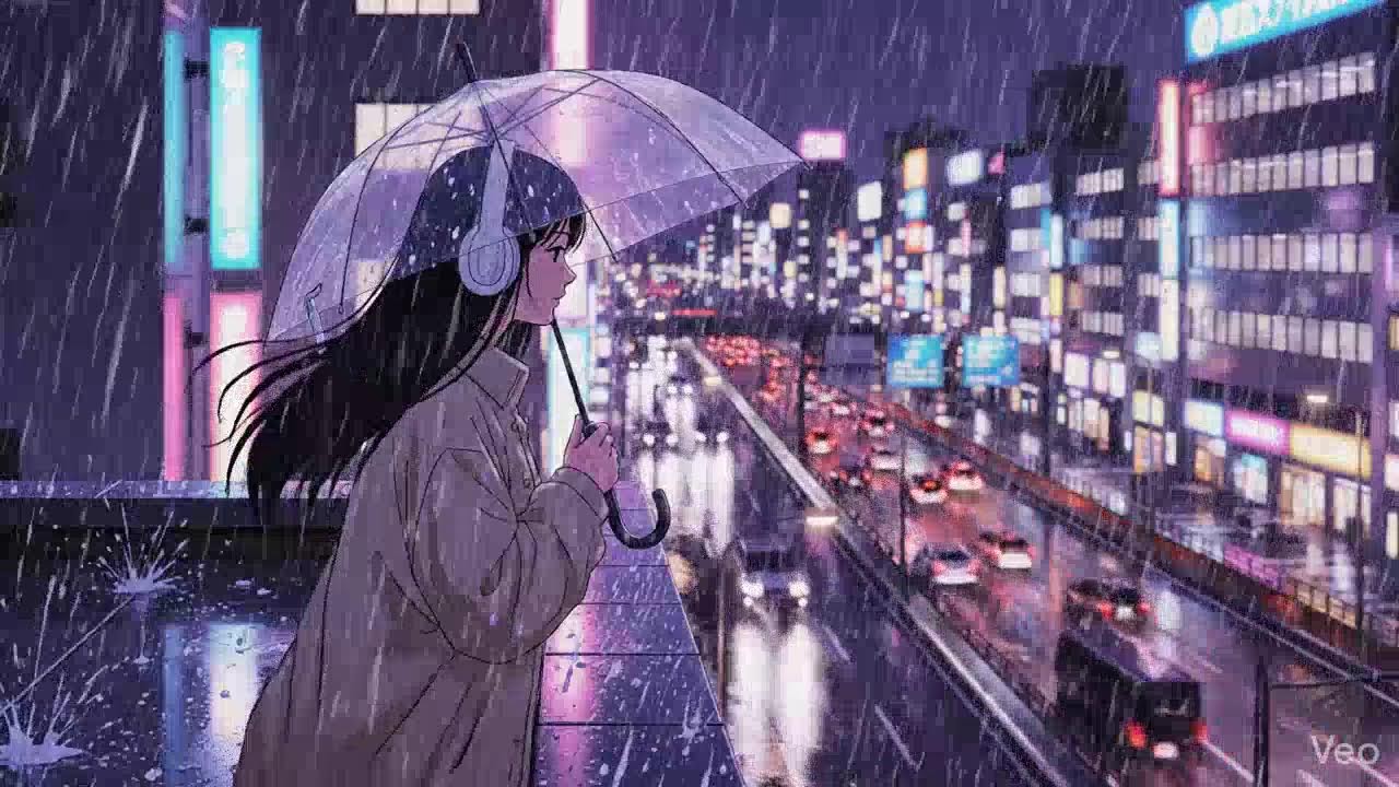 Soft Japanese Rain 🌙 Chill Night Lofi for Study & Sleep | Live Stream by The Japanese Town