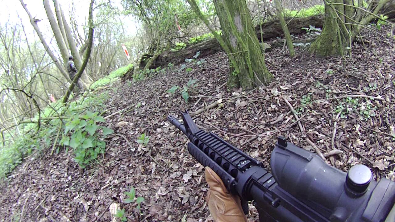 Airsoft Action Uncut AWA Herts Woodland UK Battle ContourROAM Headcam