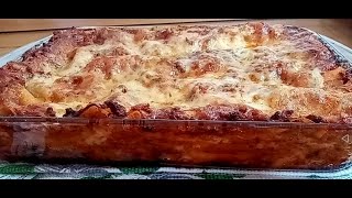 #طريقة عمل #لازانيا بصلصة الطماطم واللحم المفروم#lasagne, besciamella e ragù#