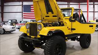 1982 Jeep CJ7 yellow