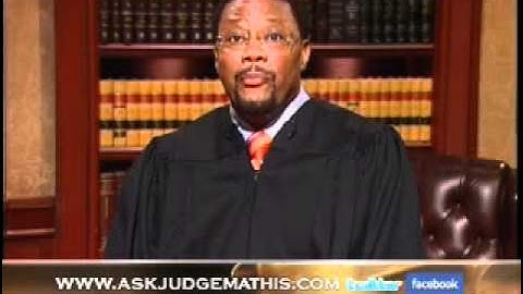 Ask Judge Mathis - June 18, 2012