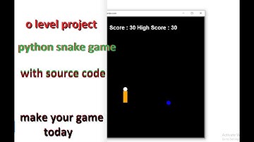 o level project || python snake game