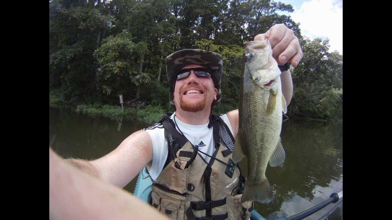 Kayak Fishing Coffeen Lake, Montgomery County, Illinois YouTube