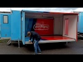 How long does it take to deploy fold out expansion on rolling unit  marketing trailer