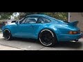 MIAMI BLUE WIDE BODY PORSCHE 911 3.3 SHORT STROKE LIGHTWEIGHT TRACK STREET CAR