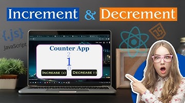 How to increment and decrement counter on clicked in react.js || JavaScript || MNA Web Programming |