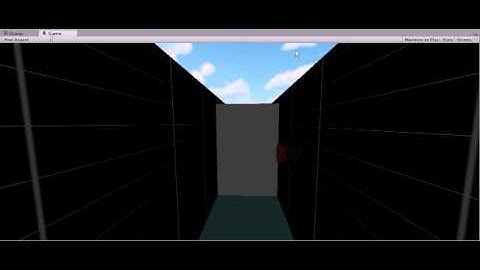 Unity 3D - Test door opening with button compression.