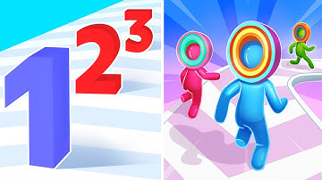 Number Master Vs Layer Man 3D 🟦🟦Max Walkthrough Android IOS Levels Gameplay JR13