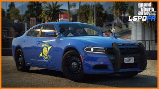 GTA 5 LSPDFR - Michigan State Police Natural Vision Evolved Graphics Mod