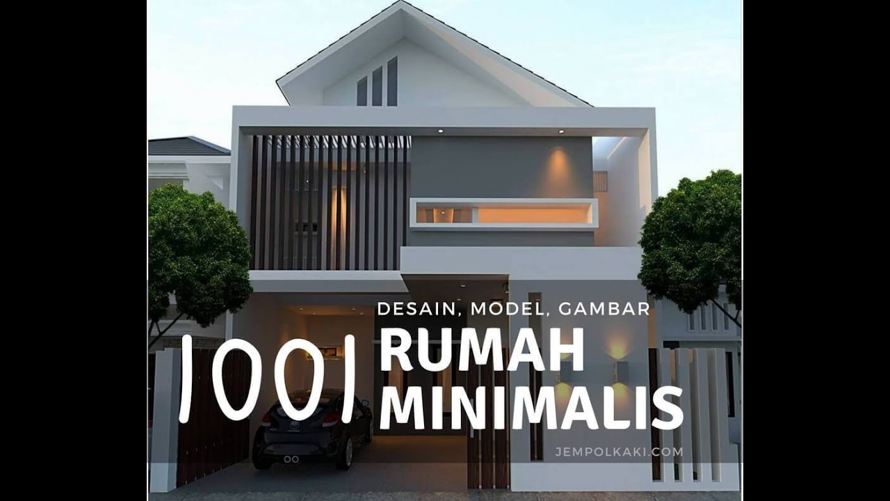 Rumah Minimalis Modern 20 Inspirasi Desain Tren 2020 Youtube