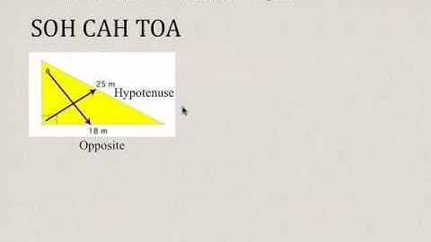 Trigonometry Finding angle measure using primary trig ratios